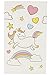 BLUE PANDA - Rainbow Unicorn Party Favor Bags for Kids Birthday (5 x 8.5 x 3 In, 36 Pack)