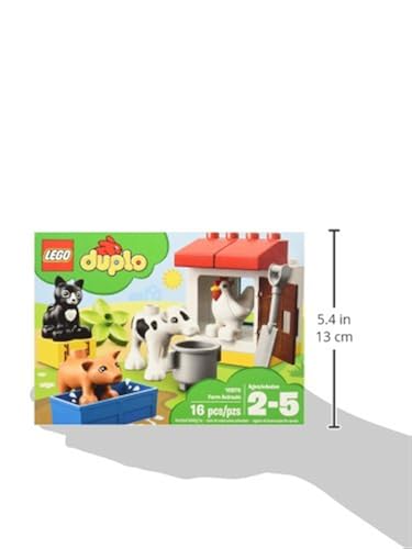 LEGO DUPLO Town Farm Animals 10870 Building Blocks (16 Pieces) in