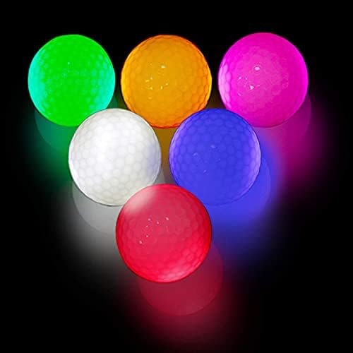 MOR GOLF Glow Golf Balls, LED Constant Shining Golf Balls Glow in The Dark Golf Balls for Sport Multi Colors for Your Choices MOR GOLF Glow Golf Balls, LED Constant Shining Golf Balls Glow in The Dark Golf Balls for Sport Multi Colors for Your Choices