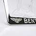 100% Stainless Steel Bentley Laser Engrave Chrome Mirror Polish License Plate Frame Holder with Logo Steel Screw Caps