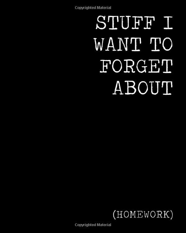 Stuff I want to forget about: Academic student planner 2020 - 2021. Homework planner with monthly calendar / weekly diary / blank timetables / lined notes + contacts.