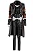 Wecos Halloween Costume Women Cosplay Uniform Coat Pants Medium Black