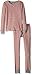 Burt's Bees Baby Unisex Baby Pajamas, 2-Piece PJ Set, 100% Organic Cotton Mo-7 Yrs, Cranberry Candy Cane Stripe, 12 Months