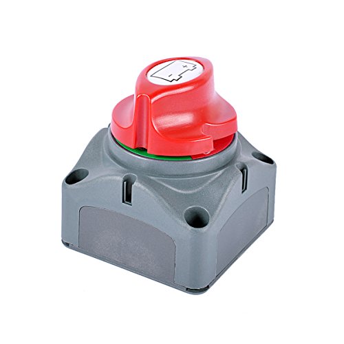AutoEC On/off Battery Disconnect Isolator Master Switch for Marine Boat Car Vehicles 275/1250 Amps