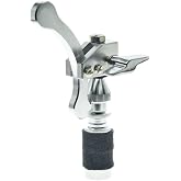 Jazz Drum Touch Drop Clutch Standard Quick Release Hi-Hat Clutch for Cymbal Stand Silver