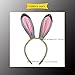 TFJH E Girls Gray Bunny Ears Headband Party Decoration Cosplay Grey Rabbit