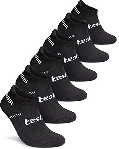 Tm-mzs04-blk_l tesla men s 6-pack atheltic no show sock…