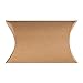Vlovelife 50pcs Kraft Paper Pillow Candy Boxes 5 x 3.5 Inch, Wedding Favor Gift Box, Baby Shower Favor Box for Wedding Bithday Party Baby Shower Favors