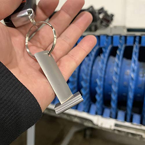 NORTH AMERICAN USAF AIR FORCE SABRE F-86F GE J47 TURBOJET COMPRESSOR STATOR VANE BLADE KEYCHAIN