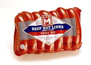 Bar M Extra Hot Beef Hot Links Sausage 36 Oz: Amazon.com ...