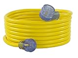 Conntek 14368-50, 30 Amp RV Extension Cord, Yellow (50-Feet)