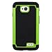 SOGA LG Ultimate 2 Case, [Smart Defender Series] Hybrid Grid Armor Case LG Ultimate 2 / L41C - Neon Green Black/Black