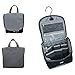 Hanging Toiletry Bag Organizer w/ Swivel Hook for Travel Camping Clearance Sales Gym,Gray