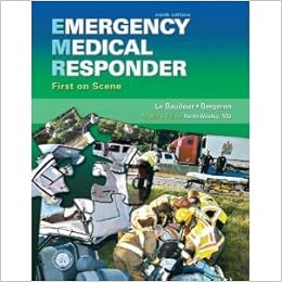 Emergency Medical Responder First On Scene 9th Edition First Responder Bergeron Chris Le Baudour 8581056333332 Amazon Com Books