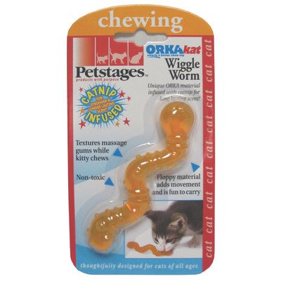 Cat Toy Orca Wiggle Worm 4"