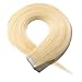100% Remy Tape in Human Hair Extensions Grade 6A 16-22inch Double Side Tape Seamless Skin Weft Natural Hair Extensions Long Straight Silky (16