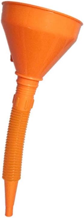 Autone Car Refueling Funnel with Filter Detachable Hose Gasoline Engine Oil Additive Motorcycle Farm Machine Use Anti-Leakage Filler Accessory