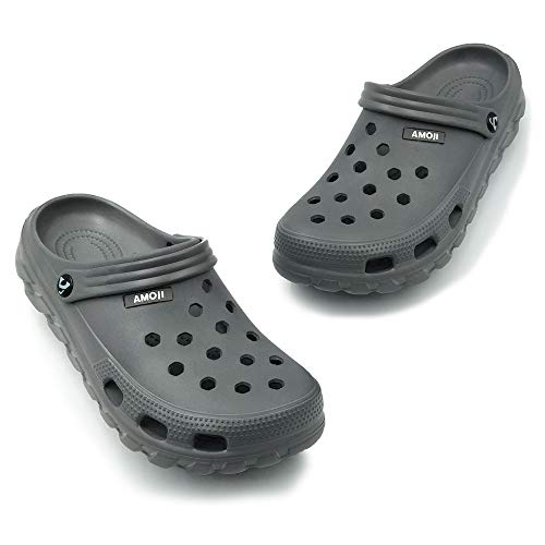 Amoji Garden Clogs Shoes Garden Shoes Outdoor Slippers Gardening Shoes Summer Water Clogs Yard Shoes Adult Male Female… - Image 6