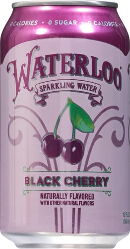 WATERLOO SPARKLING WATER WATERLOO BLACK CHERRY SPARKLING WATER, 12 FL OZ