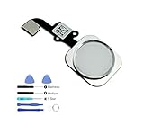 (md0410) White Home Button Flex Ribbon Cable with
