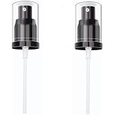 2PCS Replacement Press Cover Air Pump for Maybelline Fit Me Matte + Poreless Liquid Foundation Makeup Base (Black)