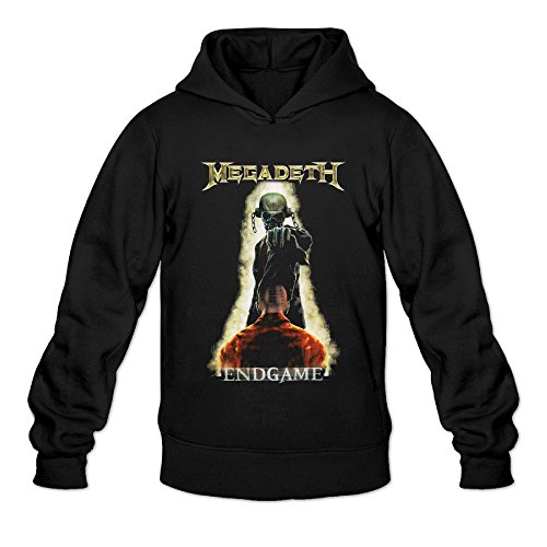 Mens Megadeth Engame Victor Rattlehead Hooded Sweatshirt Pullover