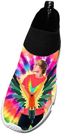 Logan Paul Womens Running Shoes Sneakers Fashion Fly Knit 6 D(M) US