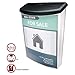 Deflecto 790901 Outdoor literature display box, clear with black lid, 10w x 4-1/2d x 13-1/8h
