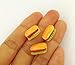 The Best Buy 5 pcs Dollhouse Miniature Food 7x15mm Scale 1:12 Hotdogs Bread