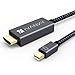 IVANKY Mini DisplayPort (Mini DP) to HDMI Cable 3.3ft, Mini DP to HDMI Cable for MacBook Air/Pro, Surface Pro/Dock, Monitor, Projector, More