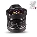 7artisans 7.5mm F2.8 II V2.0 Fisheye Lens with 190° Angle of View, Compatible with Olympus and Panasonic MFT M4/3 Mount Cameras