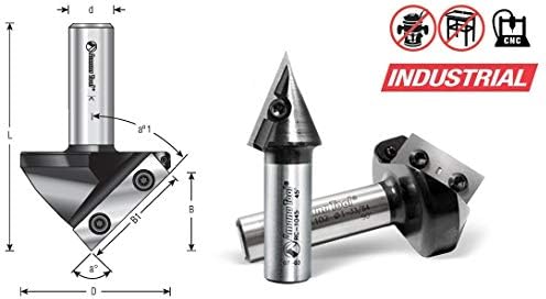 Amana Tool - V Groove Insert 60° 1/4 Shk (RC-1148), Industrial Grade - Image 3