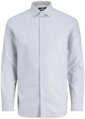 Jprblaparker Camiseta L/S Noos, Blanco Brillante, M