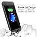 iPhone 6 Plus/ 6s Plus Silicone Battery Case, Ultra Slim NOHON 2800mAh Portable Extended Backup Smart Phone Charging Case/ Charger Cover for Apple iPhone 6 Plus/ 6s Plus (Black)