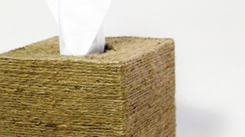Natural Rope Tissue Box Cover Recycled Ecofriendly