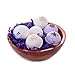 Bath Bomb Gift Set w/ Lavender, Coconut Milk & Lavender and Lavender Chamomile Scented Fizzies Bath Balls | Set of 6, Handmade in USA from Tatum & Shea (Lavender)