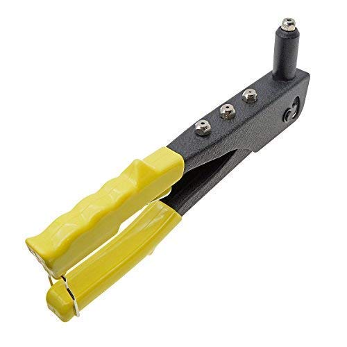 Penck Pop Rivet Gun Kit with 100PCS Metal Rivets and Wrench, Contractor Grade Riveter, Hand Repair Tools Riveter, Pop Rivet Tool, Heavy Duty Hand Riveter Set for Sheet Metal, Automotive and Duct Work - Thumbnail 3