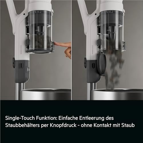 5000 kabelloser Akku-Staubsauger, Leichtgewicht (1,9 kg), MultiFloor-Bodendüse mit LED & Anti-Tangle, freistehende Ladestation, waschbarer E10-Filter, 18,5 V, Weiß, AP51UH18ST