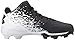 Under Armour Men's Leadoff Mid RM Baseball Cleats, Black/White V1, 10