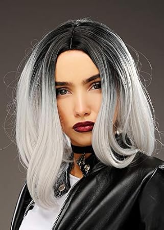 Magic Box Womens Bride Of Chucky Style Black And White Wig Amazon