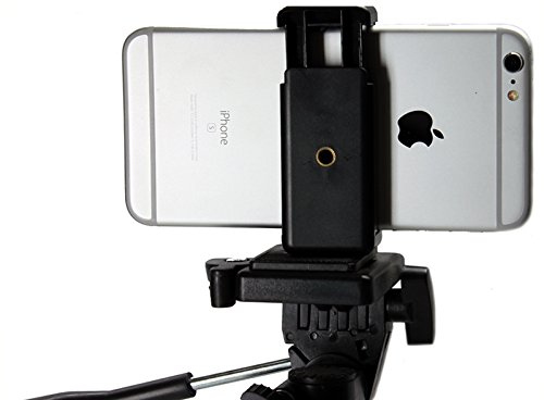 iShot Pro Remora S1 iPhone Universal Smartphone Tripod Monopod Mount Holder + HD Metal Pipe Bar Pole Clamp Adapter - Compatible with iPhone Samsung Galaxy Nexus LG HTC and Other 2.2-3.2" Cell Phones