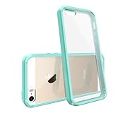 iPhone 5S /5 Case, Rearth Ringke Fusion Shock Absorption Bumper Premium Hard Case for Apple iPhone 5/5S - Mint