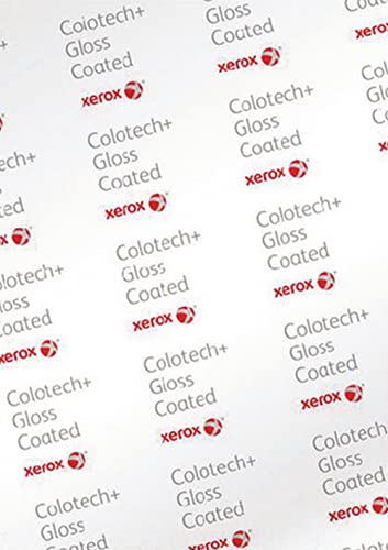 Xerox Colotech+ Gloss, Colour Laser Paper, White, 150 g/m², A3, Glossy Painted on Both Sides, Pack of 250 Sheets, 003R91609