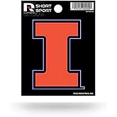 NCAA Illinois Illini Die Cut Team Logo Short Sport Sticker