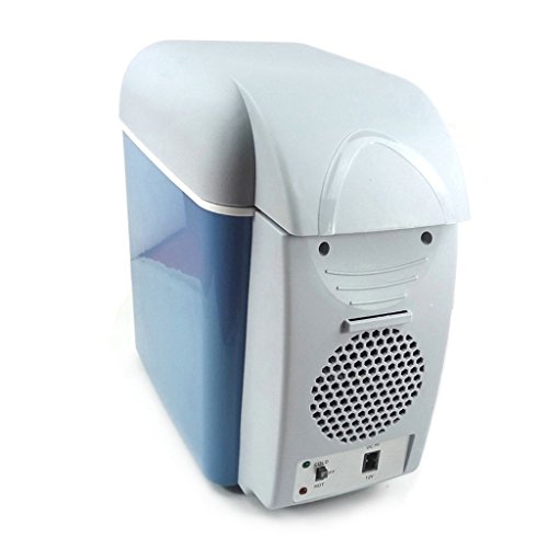 Click Here to See More Images Car Refrigerator Jadeking@ 7.5L Blue Refrigeration, Cold And Warm Car Dual-use 220V AC / 12V DC