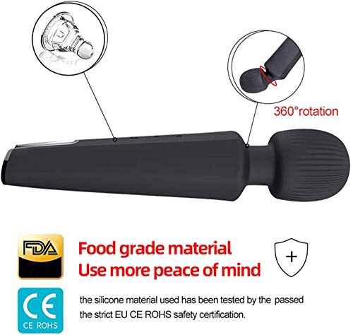Original Wand Massager Rechargeable Cordless Strongest Vibratex Personal Handheld Massage - Image 4
