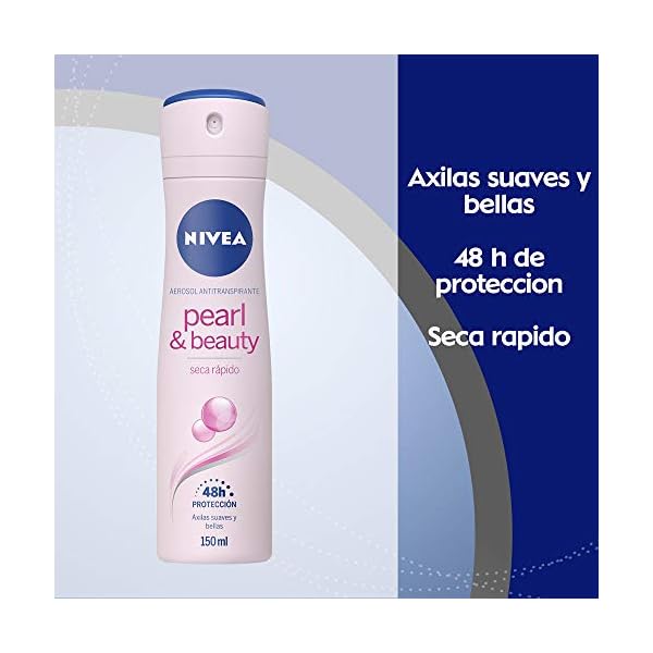 NIVEA-Pearl-Beauty-Anti-Perspirant-Deodorant-150ml-48hr-Deodorant-for-Women-Anti-Perspirant-Spray-for-Women-with-A-Gentle-Fragrance-Pearl-Extracts Nivea Anti-Perspirant Pearl & Beauty, 150ml