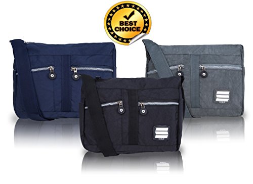 Crossbody-Bags-for-Women-Messenger-Nylon-Lightweight-Travel-Purse-Multi-Pocket-Shoulder-Bag-Handbags-Navy