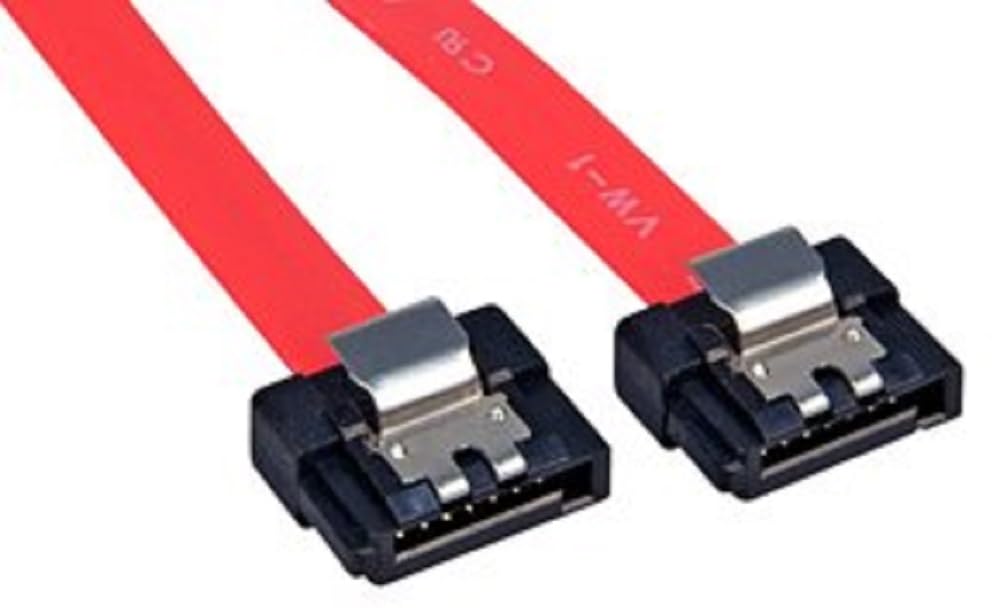 LINDY 0.2m Low Profile Latching SATA Cable
