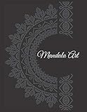 Mandala Art: Coloring Books For Adults Relaxation Stress Art Therapy Coloring Pages For Meditation A by